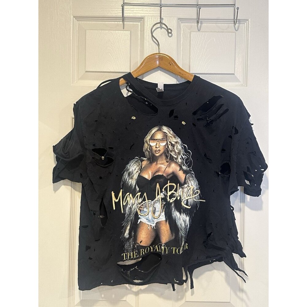 The Royalty Tour Mjb & Nas Custom T‎ Shirt Size XL